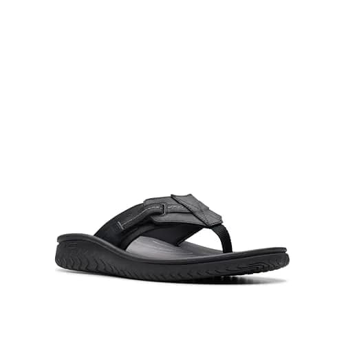 Clarks Wesley Sun Flip-Flop 7 Medium US | Soft Leather, Impact-Absorbing EVA thumbnail 10