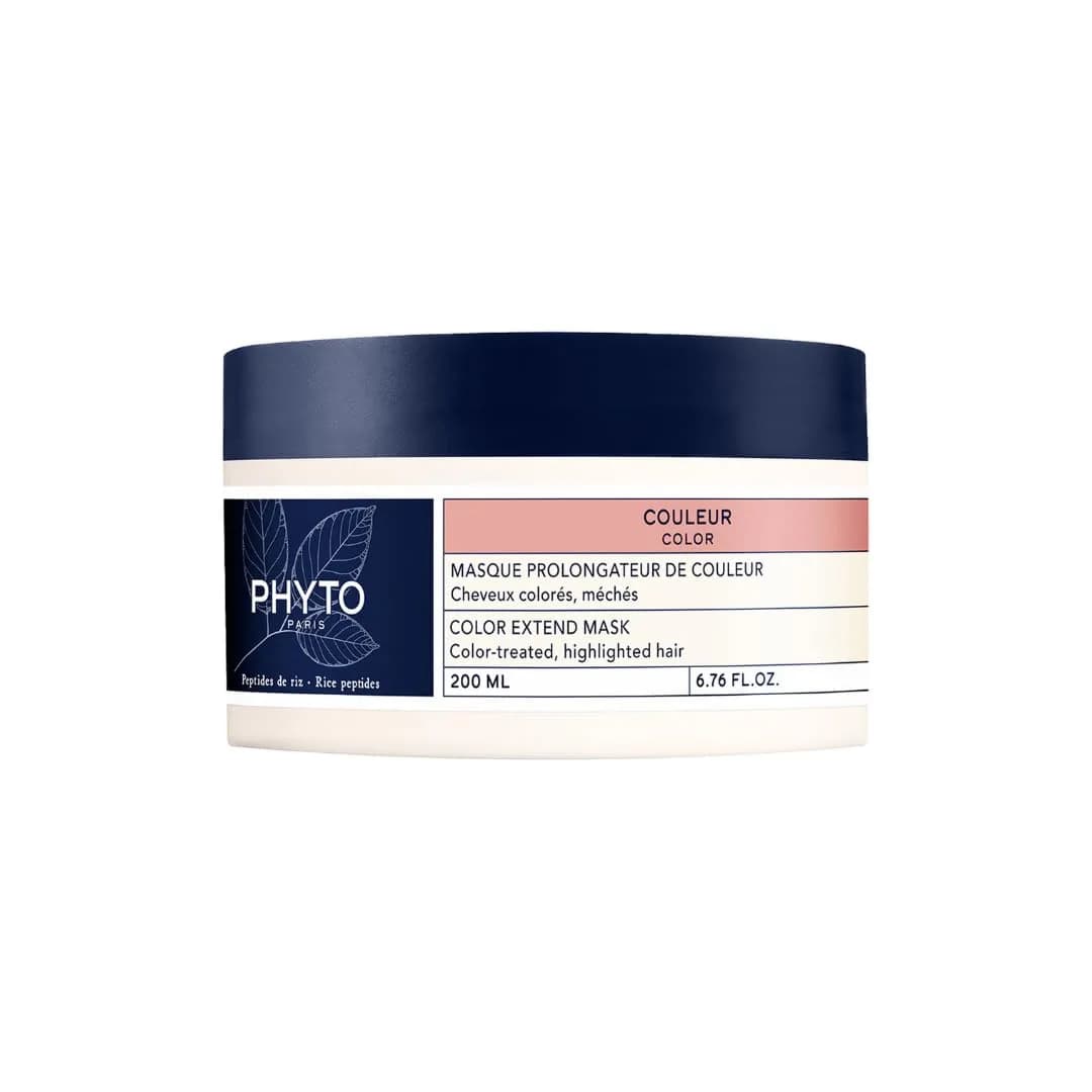 PHYTO Color Extend Hair Mask for Color-Treated Hair | Vegan, Sulfate-Free | Locks Color Intensity, Prevents Oxidation | Made in France | 6.76 fl oz - main product image