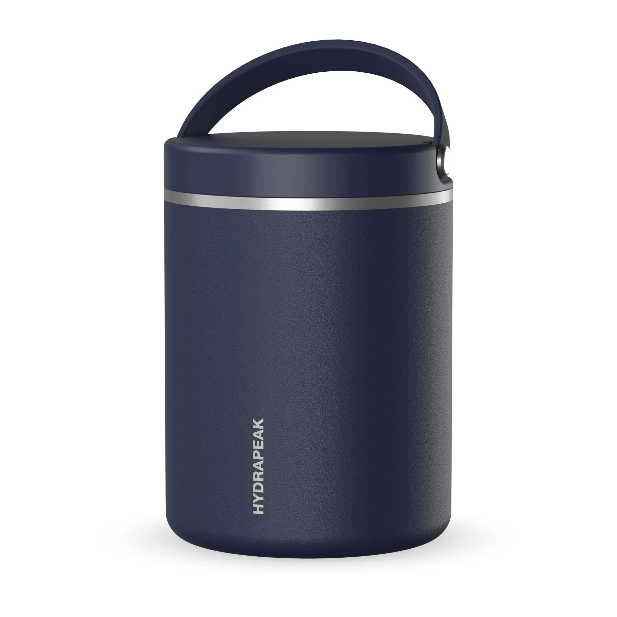 Hydrapeak 32oz (946ml) Stainless Steel Vacuum Insulated Food Jar | Navy, Leak-Proof Soup Container for Adults — Navy