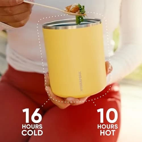 Hydrapeak 32oz Stainless Steel Vacuum Food Jar | 10H Hot & 16H Cold, Wide Mouth, Leak-Proof, for Adults thumbnail 6