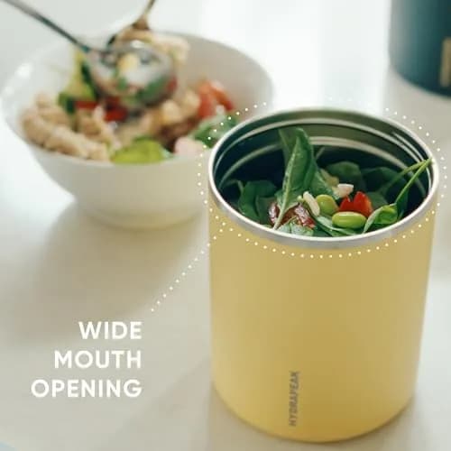Hydrapeak 32oz Stainless Steel Vacuum Food Jar | 10H Hot & 16H Cold, Wide Mouth, Leak-Proof, for Adults thumbnail 7