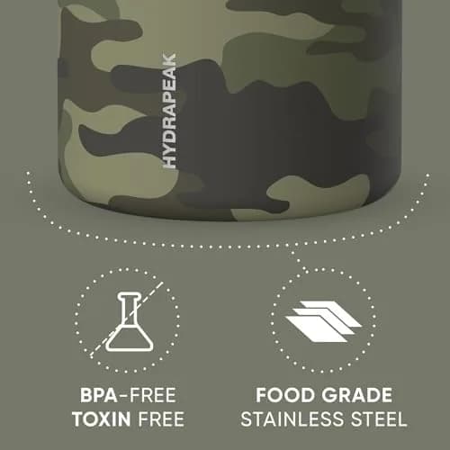 Hydrapeak 32oz Stainless Steel Vacuum Food Jar | 10H Hot & 16H Cold, Wide Mouth, Leak-Proof, for Adults thumbnail 3