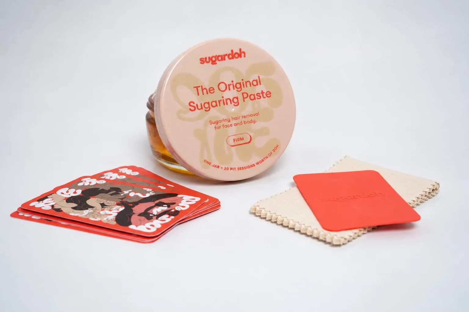 Sugardoh Big Doh Kit | Firm Sugaring Kit for Coarse Body Hair in India — CLASSIC KIT FIRM: Underarms, Bikini, & Beginners