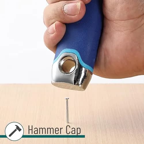 Bates Choice 6 Inch Carbon Steel Putty Knife with Hammer End | Flexible Metal Scraper for Drywall Spackle thumbnail 3