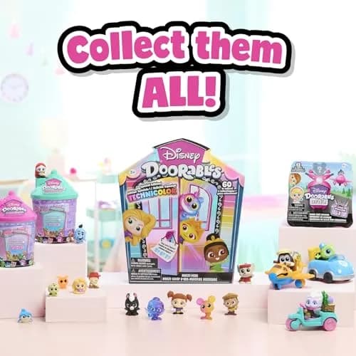 Just Play Disney Doorables Multi Peek Technicolor Takeover Collectible Figures 1.5-inch (Pack of 5-7 Figures) thumbnail 6