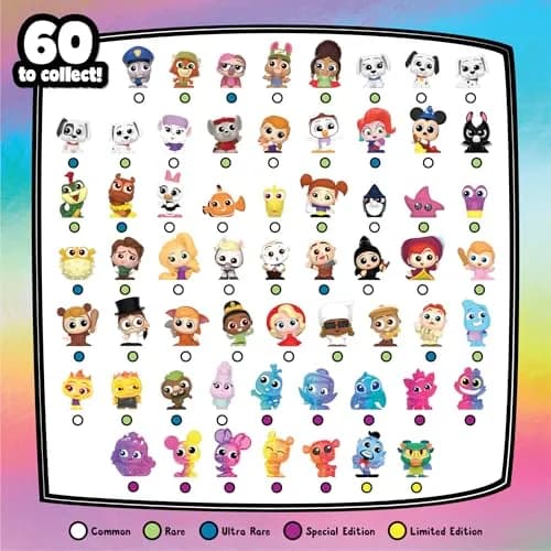Just Play Disney Doorables Multi Peek Technicolor Takeover Collectible Figures 1.5-inch (Pack of 5-7 Figures) thumbnail 3