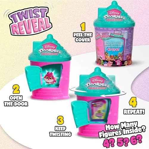 Just Play Disney Doorables Squish’Alots Series 2 Collectible Figures 4-6 Pack | ASTM-Tested Educational Toy for Kids Ages 5+ thumbnail 4