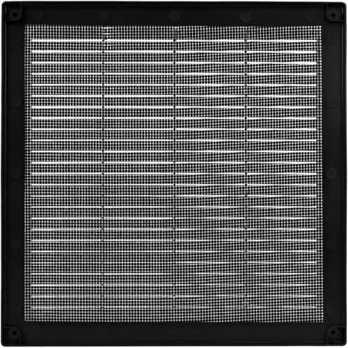 Vent Systems 10" x 10" Plastic Black Soffit Vent Cover | Flat Square Air Vent Grille for HVAC thumbnail 6