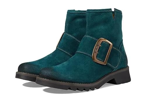 FLY London Womens RILY991FLY Petrol Oil Suede Ankle Boot | Casual Fashion Comfort (70-120 chars) thumbnail 1
