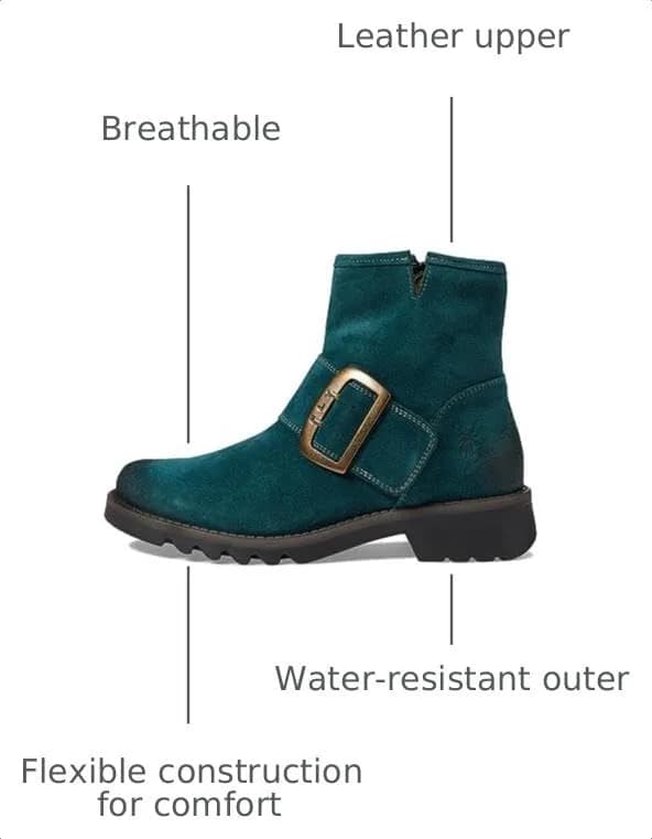 FLY London Womens RILY991FLY Petrol Oil Suede Ankle Boot | Casual Fashion Comfort (70-120 chars) thumbnail 4
