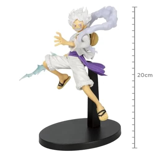 Banpresto Monkey D. Luffy (Gear 5) Action Figure | One Piece Anime Collectible 15+ thumbnail 2