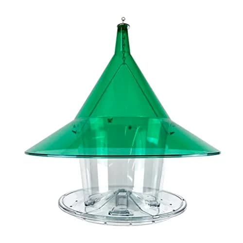 Sky Cafe Squirrel Proof Bird Feeder for Outside - Large, 17 in. Diameter, 1.5 Gallon Capacity | Durable, Made in USA thumbnail 8