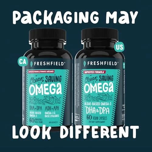 Freshfield Ocean Saving Omega Algae Oil DHA Supplements 180 Count (180 Count) thumbnail 9