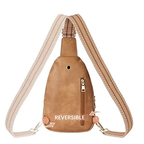 BOSTANTEN Sling Bag for Women Leather Crossbody Bags Fanny Pack for Travel | Multi-Functional & RFID thumbnail 7