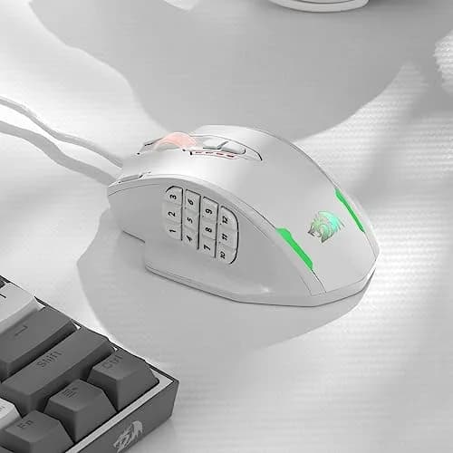 Redragon M908 Impact Gaming Mouse 12400 DPI | 18 Programmable Buttons, 1000Hz Polling Rate, RGB Lighting thumbnail 6
