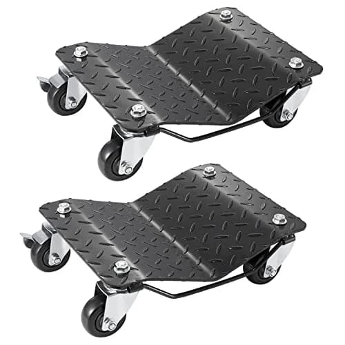 VEVOR Wheel Dolly 3000 lbs Heavy-Duty Car Moving Dolly Set of 2 | Versatile & Safe for Heavy Vehicles thumbnail 1