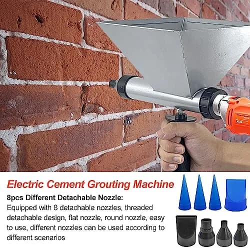 XINHNMUU Electric Mortar Grout Gun Pump 1 Count | Cordless, Reusable, Fast & Efficient thumbnail 6
