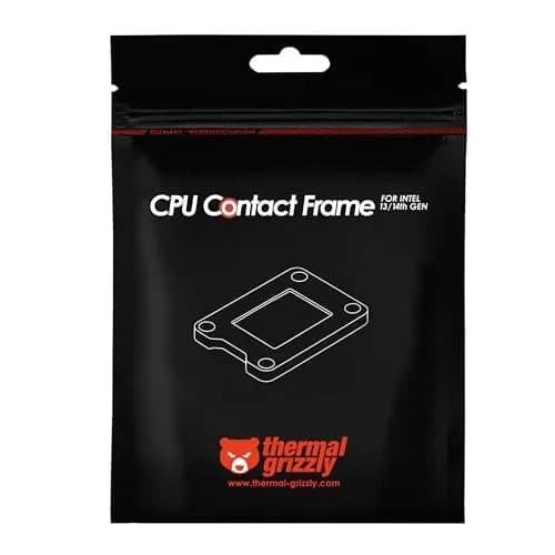 Thermal Grizzly CPU Contact Frame for Intel 13th & 14th Gen - Black | Optimized Cooling Performance thumbnail 8