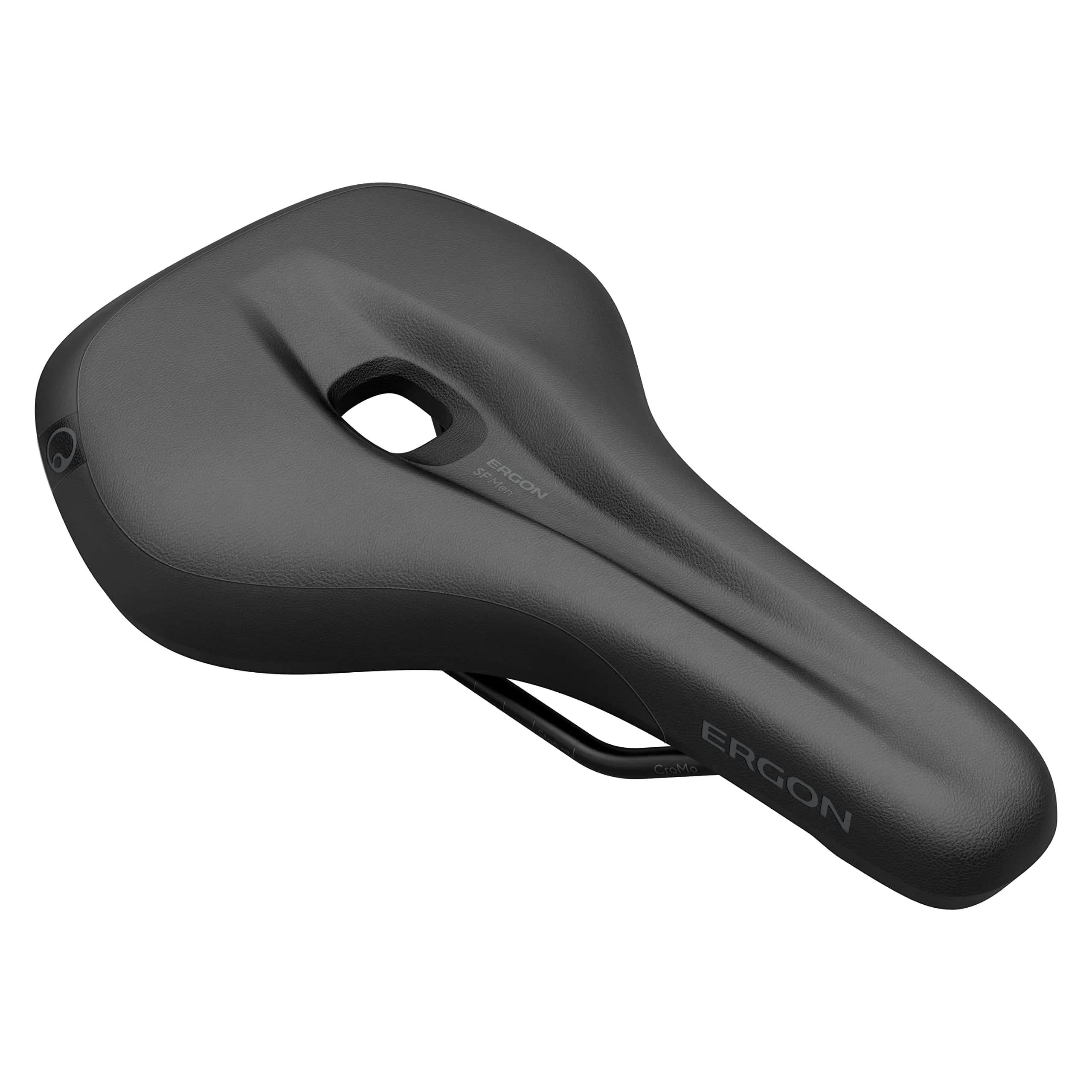 Ergon SF Bicycle Saddle - Men's M/L, Black | Orthopaedic Comfort & Pressure Relief - main product image