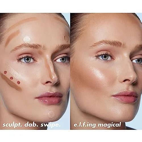 e.l.f. Halo Glow Contour Beauty Wand, Fair/Light | Natural Radiance & Sculpting thumbnail 5
