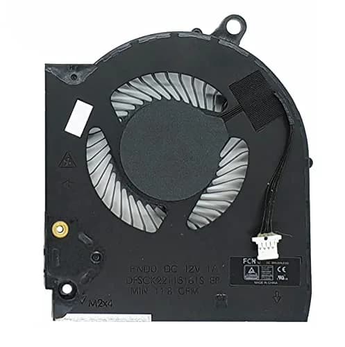 Fleshy Leaf CPU+GPU Cooling Fan for Dell Alienware M15 R5 R6 | 12V Plastic & Metal thumbnail 4