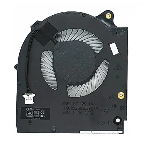 Fleshy Leaf CPU+GPU Cooling Fan for Dell Alienware M15 R5 R6 | 12V Plastic & Metal thumbnail 3