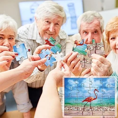 Qyeahkj Dementia Alzheimer’s Large Jigsaw Puzzles 15x24cm | Cognitive Memory Activity for Seniors thumbnail 7