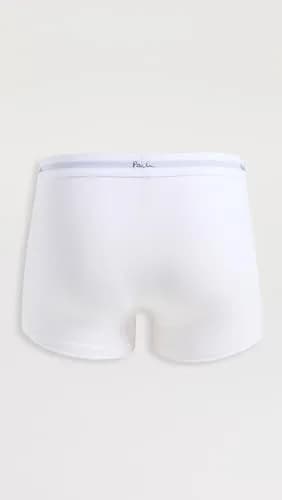 Paul Smith Men Trunk 3 Pack Solid White | Organic Cotton Comfort (70-120 chars) thumbnail 3