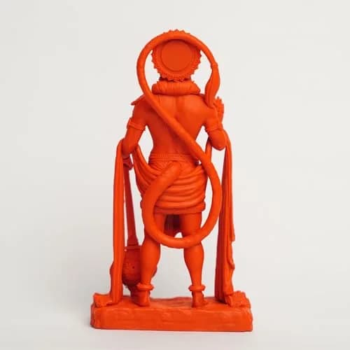 Murti hub Hanuman Figurine 12cm (4.72in) | Lord King of Sarangpur Statue for Car Dashboard & Home Decor thumbnail 6