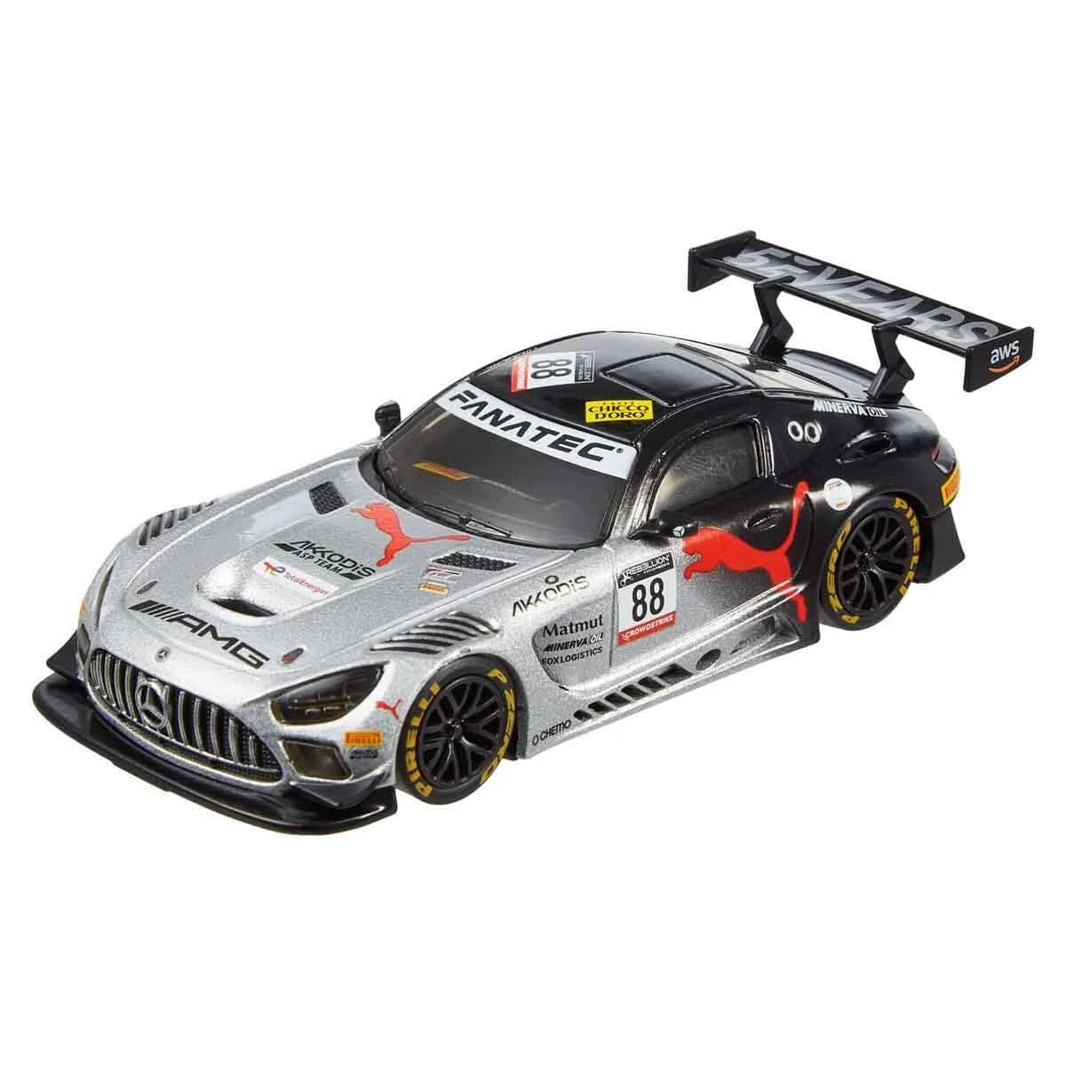 Hot Wheels Real Riders Mercedes-AMG GT3 Die Cast Car 1:43 Scale HMD44 | Premium Collectible for Adults
