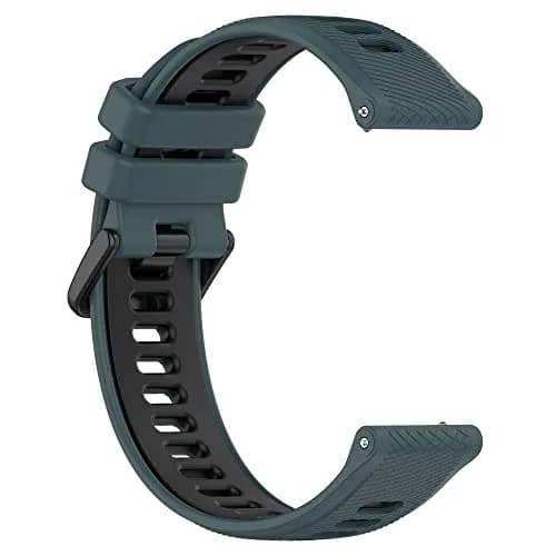 Hijiawee Watch Band 18mm Silicone | Durable, Quick Release, Compatible with Garmin 265S/255S/ Venu 2S (Olive) thumbnail 4