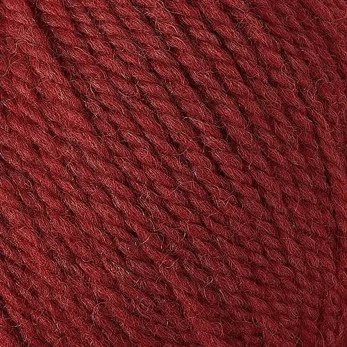 Gisimo 100% Merino Wool Yarn 3-Ply | Luxurious & Soft for Hand Knitting & Crocheting (Roman red, 3Balls) thumbnail 2