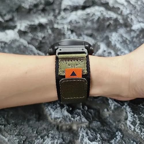 Abanen Rugged Nylon Quick Fit 22mm Watch Bands for Garmin Fenix 8 47mm / Fenix 7/6/5 / epix Pro 47mm | Adjustable Ballistic Nylon Strap thumbnail 7