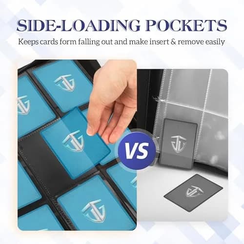 TCGUARD Trading Card Binder 9 Side Loading Pocket 540 Cards | Waterproof, Shockproof, Portable thumbnail 3
