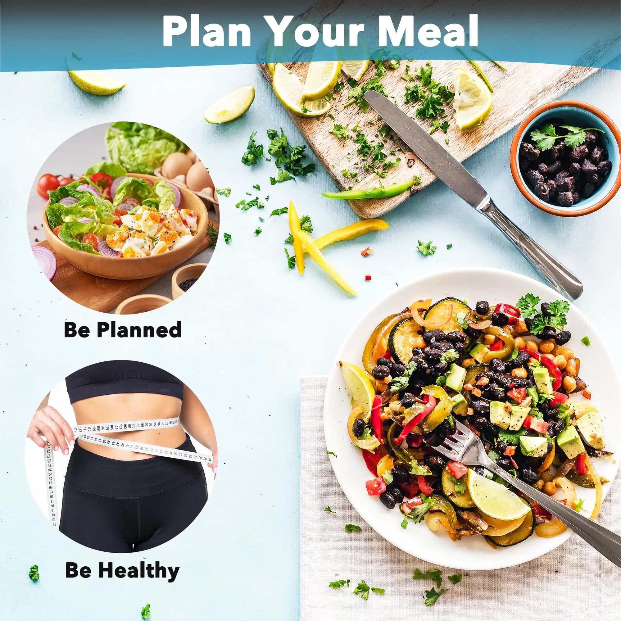 Neatsure Clear Acrylic Magnetic Weekly Meal Planner & Memo Board (12"x9") | Organize Your Life - view 5