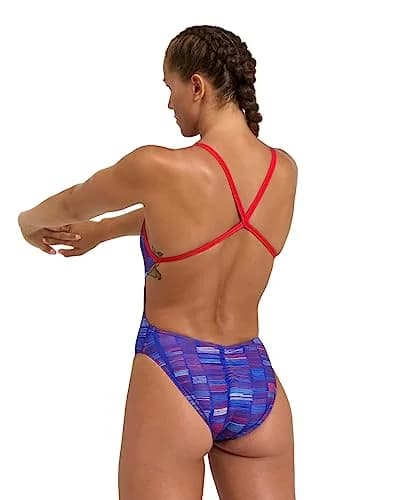 ARENA Performance Slow Motion Women's Swimsuit X Cross Back MaxLife Training Suit, US Size 22 | Chlorine-Proof, UPF 50+ thumbnail 2