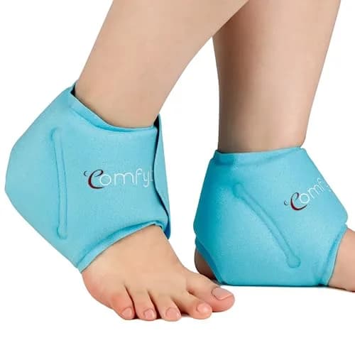 Comfytemp Ankle Ice Pack Wrap for Plantar Fasciitis, Foot Pain Relief, 2pcs | Targeted Cold Therapy for Sprains & Arthritis thumbnail 1