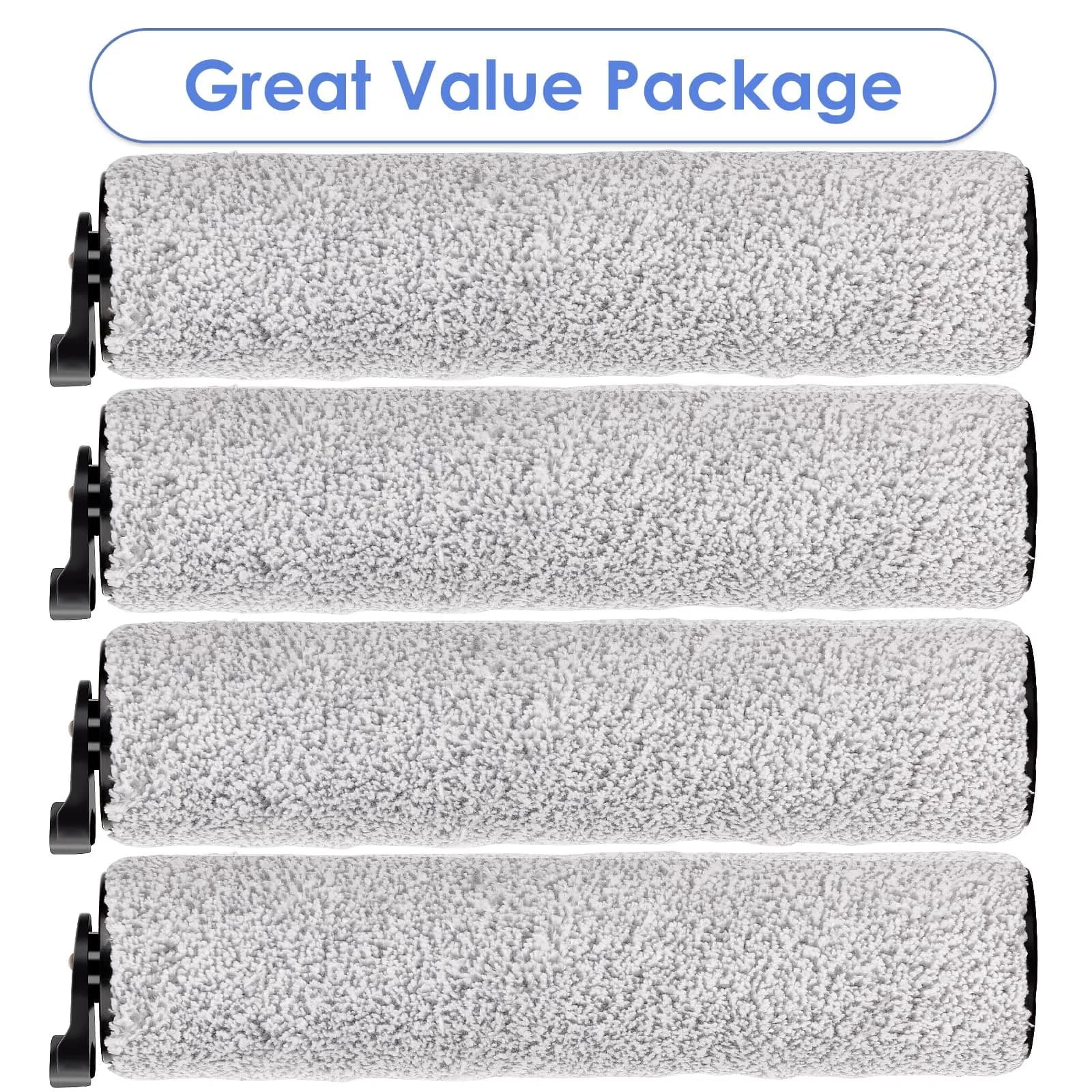 MIBUMIKI Replacement Brush Rollers for Tineco iFloor 3/Floor One S3/iFloor 2 (4-Pack) | Compatible Vacuum Cleaner Parts - view 7