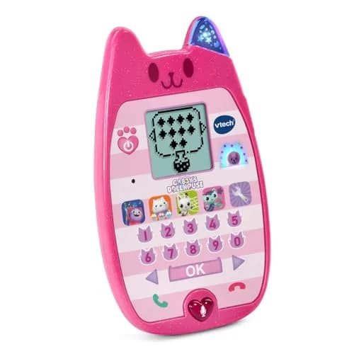 VTech Gabby's Dollhouse A-Meow-Zing Phone Multicolor | Pretend Phone for Ages 3+ thumbnail 2