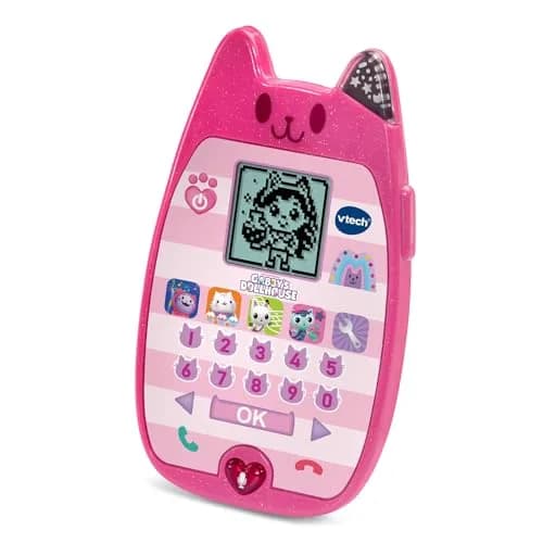 VTech Gabby's Dollhouse A-Meow-Zing Phone Multicolor | Pretend Phone for Ages 3+ thumbnail 3
