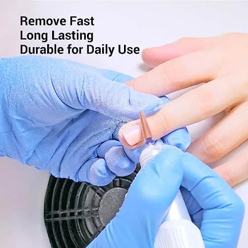 MelodySusie Super Long 5 in 1 Nail Drill Bits, Medium Grit, Rose Gold | Professional Carbide Tungsten for Manicure Pedicure thumbnail 4