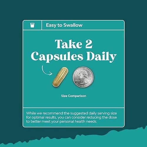 Natures Craft Liver Support Capsules with Milk Thistle & Choline | 2 Pack, 120 Capsules | Supports Liver & Detox thumbnail 5