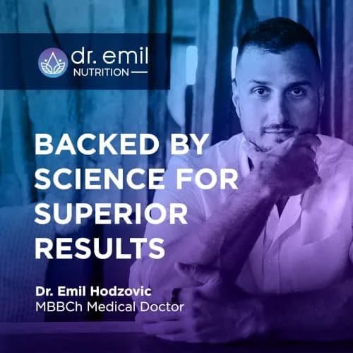 DR. EMIL NUTRITION Multi Hydrolyzed Collagen 180 Capsules | Types I, II, III, V & X for Full-Body Support thumbnail 7