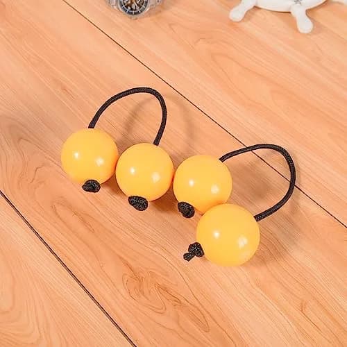 MGTECH 2 Pack Asalato Kashaka Shaker Balls | Traditional African Rhythm Instrument, Yellow thumbnail 5