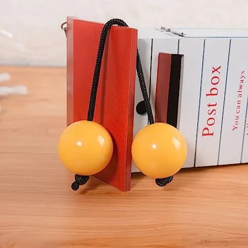 MGTECH 2 Pack Asalato Kashaka Shaker Balls | Traditional African Rhythm Instrument, Yellow thumbnail 6