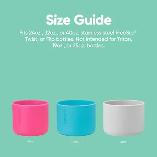 Owala Silicone Boot for 32 Oz Stainless Steel FreeSip Bottles | Mint | Protects from Scratches & Dents thumbnail 4