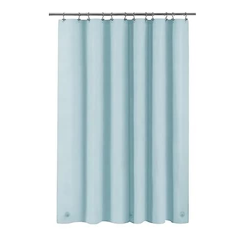Barossa Design Shower Curtain Liner Light Blue | Waterproof, Durable & PVC-Free (72" x 72") thumbnail 1