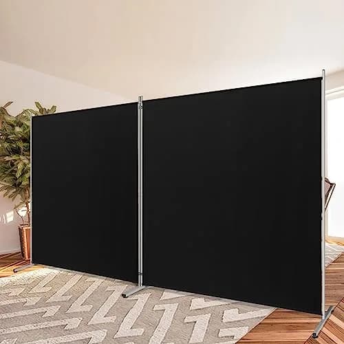 Rantila 2-Panel Room Divider 366cm (142" W x 71" H) | Freestanding Privacy Screen for Bedroom, Office, Study thumbnail 1