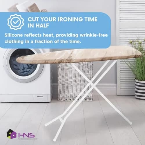 HOLDN’ STORAGE Ironing Board Cover 15 x 54 | Scorch-Resistant, Silicone Coated, Easy Fit, Durable Padding thumbnail 6