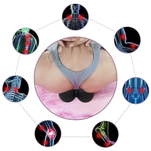 ANVICTOX Peanut Massage Ball,Double Lacrosse Ball for Neck Sore Muscles,Medium Density Myofascial Release Massager Ball for Deep-Tissue Massage Muscle Knots Yoga Therapy(Black) | Portable Deep Tissue Relief thumbnail 5